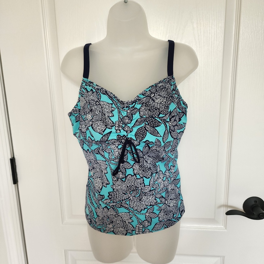 Lands' End underwire tankini 12DDD size
